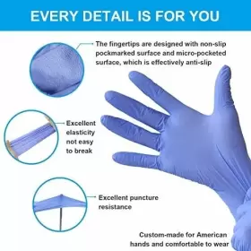 810028650381 FINITEX Nitrile Gloves Powder #3