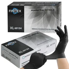 810028650824 FINITEX Nitrile Disposable Gloves Powder
