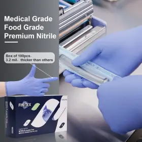 810028650916 FINITEX Nitrile Disposable Gloves Medical Exam #2