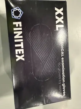 80505-BLACK-2XL FINITEX Nitrile Disposable Gloves Pack
