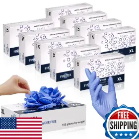 B09G1LMDCN FINITEX Disposable Nitrile Exam Gloves Powder