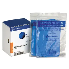 FAE-6018 FIRST AID ONLY Nitrile Gloves Box