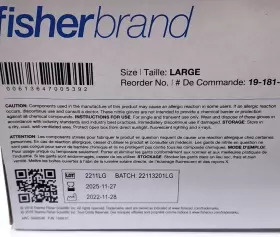 19-181-605 FISHERBRAND Powder Nitrile Gloves #2