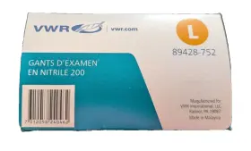 89428-752 FISHERBRAND Vwr Nitrile Exam Gloves #2