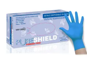 859865005893 FITME Pureshield Nitrile Gloves Powder Mil Latex