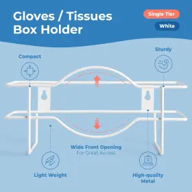 810041560445 FMP BRANDS Pack Single Glove Holder Wall Mount #2