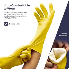 810146323891 FMP BRANDS Cleaning Gloves Rubber Washing Dishes #3