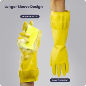 810146323976 FMP BRANDS Dishwashing Gloves Rubber #3