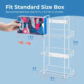 810146328575 FMP BRANDS Triple Glove Holder Wall Mount Wire #3