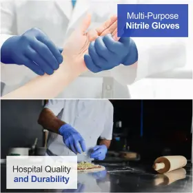 665415412963 FONTEME Disposable Nitrile Gloves Exam #3
