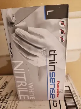 103-TS18-CLR FOODHANDLER Thinsense Nitrile Gloves