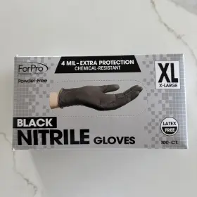 140662 FORPRO Pack Nitrile Gloves Disposable Food Safe Mil