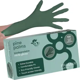 Glv-pip-sml FRAMAR Gloves Disposable Latex Powder Nitrile Di