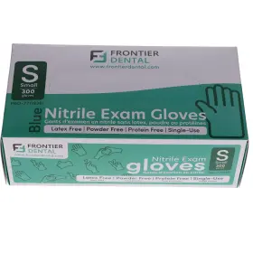 77119361 FRONTIER Dental Nitrile Examination Gloves Powder