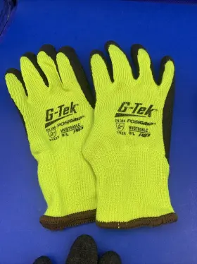 HVG700SLC-L G-TEX Posigrip Crinkle Latex Palm Coated Vis #3