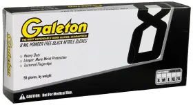 733595001960 GALETON Nitrile Mil Disposable Gloves Box