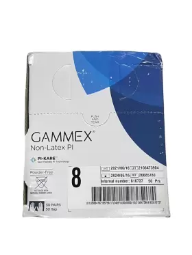 816737 GAMMEX Latex Pi Powder Surgical Gloves Expires #3