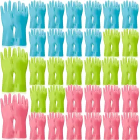 GARDENING-27 GANDEER Household Gloves Rubber Dishwashing Clea