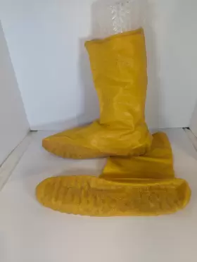 LB1250 GAUNTLET Hazmat Latex Boot Chemical Safety Shoe Cover