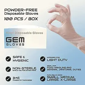 749524769122 GEMORIE Gem Gloves Powder Disposable #2