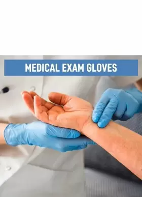 NGPF7000 GENERAL Nitrile Disposable Gloves Powder Latex Exam #3