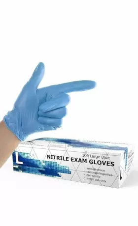 NGPF7000 GENERAL Nitrile Disposable Gloves Powder Latex Exam