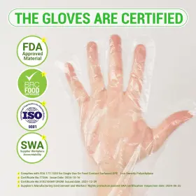 100PCS GENERALCARE Disposable Gloves Food Handling Service #2