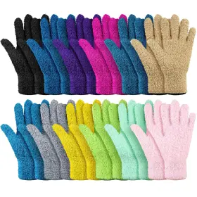 CI2183 GEYOGA Microfiber Dusting Household Cleaning Glove Pla