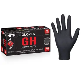 2179 GH HEAVY DUTY Diamond Nitrile Gloves Mil Disposable