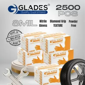 GL-NORCS5 GLADES Nitrile Gloves