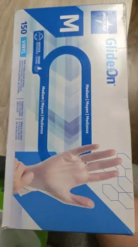 GLIDE512 GLIDEON Medline Disposable Exam Gloves Box