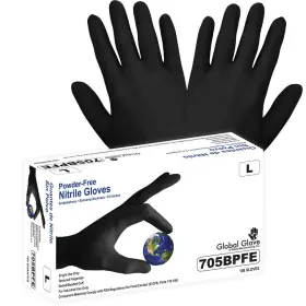 705BPFE-M GLOBAL GLOVE Nitrile Disposable Gloves Powder Latex