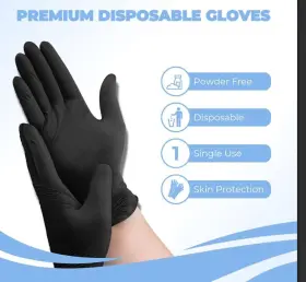 756779763089 GLOVES COM Exam Mil Nitrile Disposable Latex #3