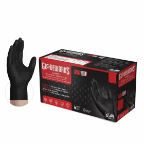 697383968814 GLOVEWORKS Nitrile Disposable Gloves Mil Latex