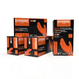 697383977137 GLOVEWORKS Nitrile Disposable Gloves Mil Latex