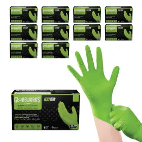 697383978066 GLOVEWORKS Nitrile Disposable Gloves Mil Latex