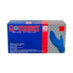 AMX-GWRBN48100 GLOVEWORKS Royal Nitrile Latex Gloves