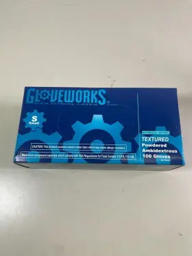 TL42100 GLOVEWORKS Medical Ambidextrous Latex Gloves #2