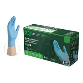 X348100 GLOVEWORKS Nitrile Gloves Box Mils