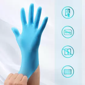 191762745305 Gmg Disposable Nitrile Powder Latex Safety Glove #3