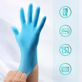 191762745312 Gmg Disposable Nitrile Powder Latex Safety Glove #3