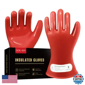 B0D16X81SV GOL-SIV Dielectric Electrician Gloves Astm