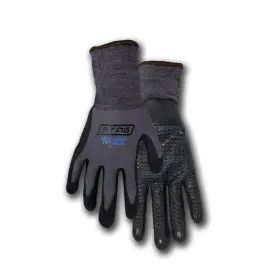 763476322631 GOLDEN STAG Pack Foam Nitrile Dots Glove