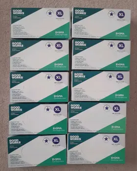 72-50604 GOOD WORKS Nitrile Gloves Disposable Ambidextrous