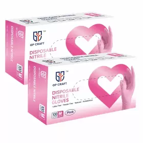 GP33-2P GP CRAFT Disposable Nitrile Gloves Latex Pink