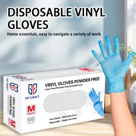 GP36 GP CRAFT Disposable Gloves Food Safe Latex Powder