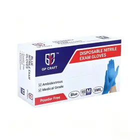GP52 GP CRAFT Mil Nitrile Disposable Exam Gloves Powder Latex