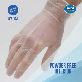 583524 GREAT VALUE Disposable Gloves #3
