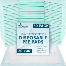 B0CZ9K6RZ6 GREEN LIFESTYLE Disposable Underpads Bed Pads Pets