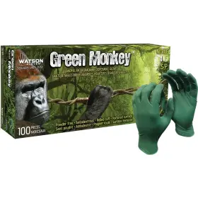 5559PF-L GREEN MONKEY Watson Gloves Mil Disposable Nitrile